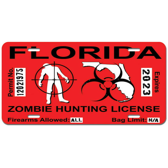 Oregon Zombie Hunting Permit Sticker Decal Vinyl outbreak response team